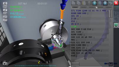 CNC Lathe Simulator Captura de pantalla de la aplicación #5