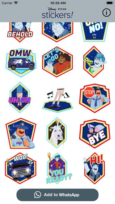Pixar Stickers: Onward App screenshot #2