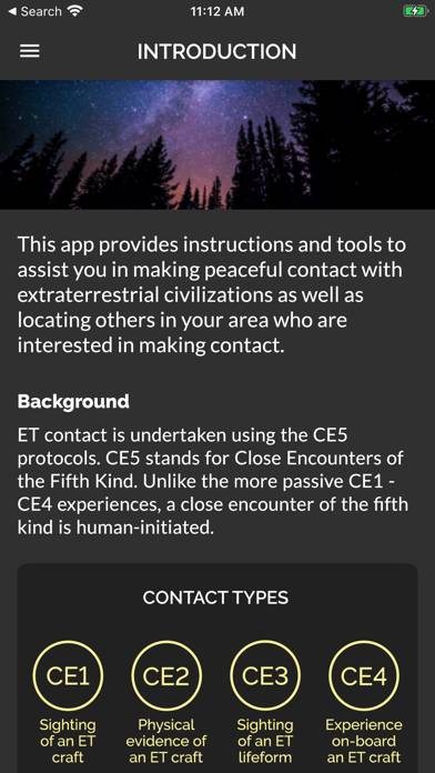 CE5 Contact App skärmdump #1