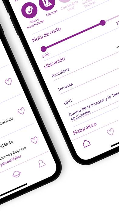 Univrs Captura de pantalla de la aplicación