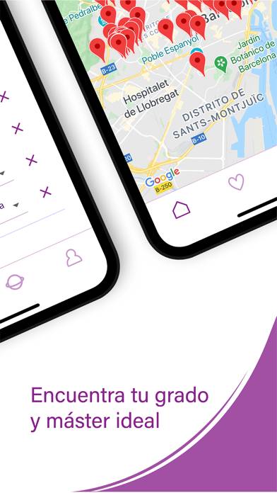 Univrs Captura de pantalla de la aplicación