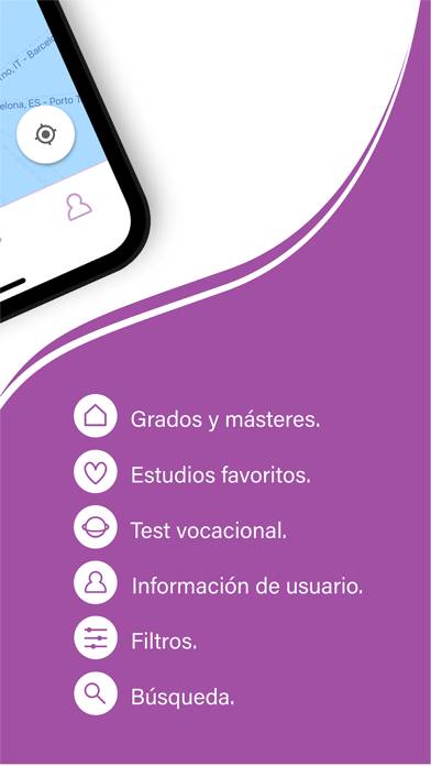 Univrs Captura de pantalla de la aplicación