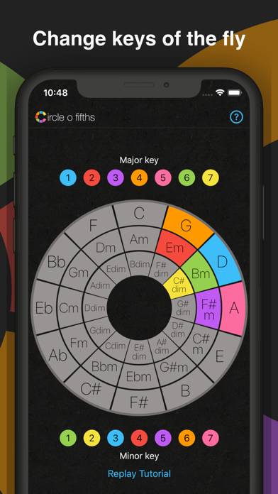 Circle o Fifths: Music Theory Captura de pantalla de la aplicación #4