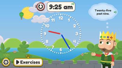 King of Math: Telling Time App screenshot #1