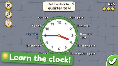 King of Math: Telling Time App screenshot #2
