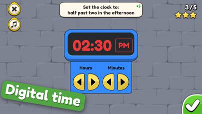 King of Math: Telling Time App screenshot #3