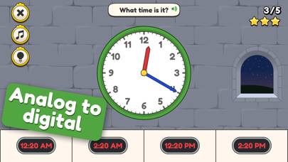 King of Math: Telling Time App skärmdump #4