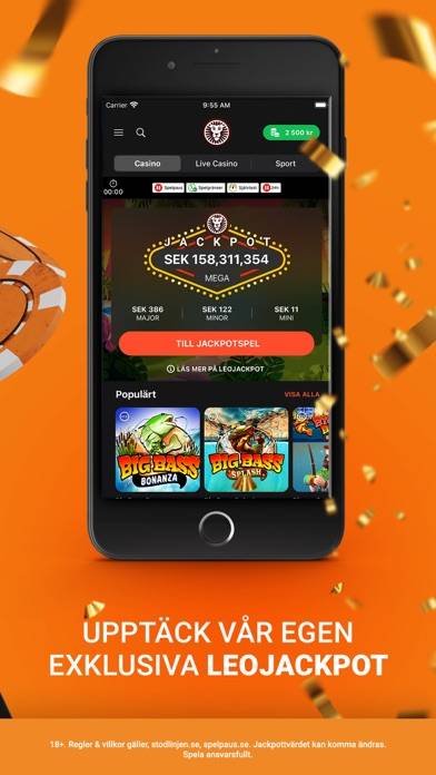 LeoVegas: Online Casino Spel Captura de pantalla de la aplicación #6