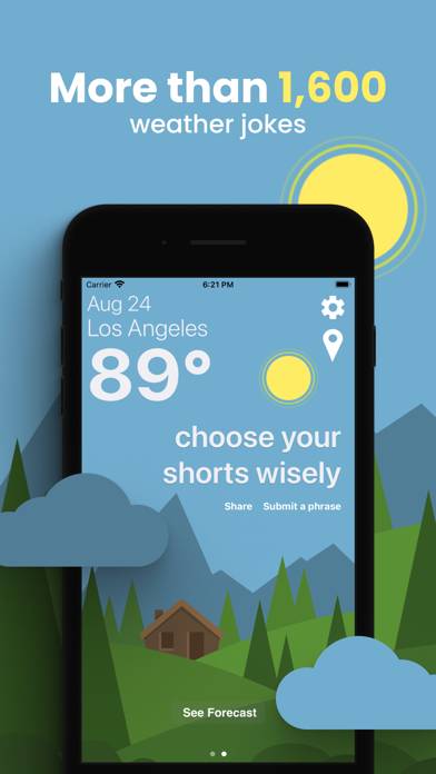 Funny Weather - Rude Forecasts screenshot