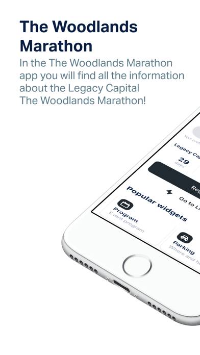 The Woodlands Marathon App screenshot