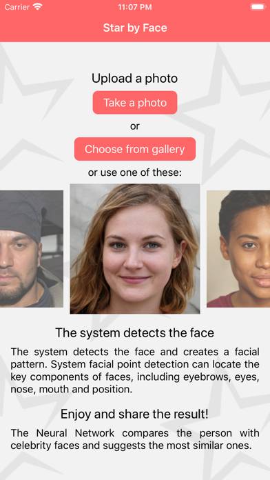 Star by Face celebs look alike Capture d'écran de l'application #3