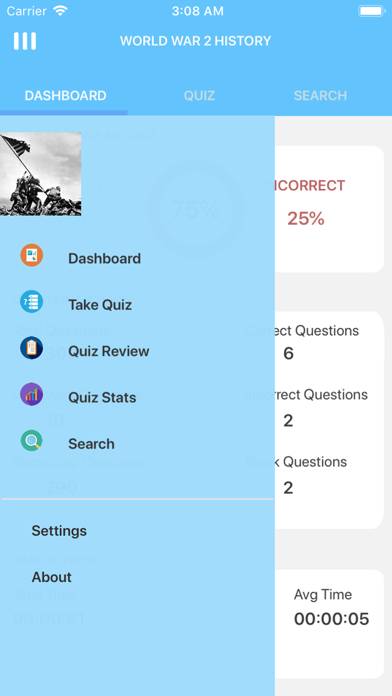 World War 2 Quizzes App screenshot #1