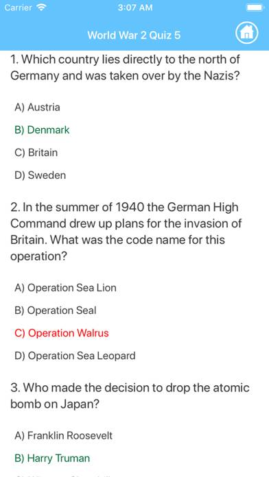 World War 2 Quizzes App screenshot #5