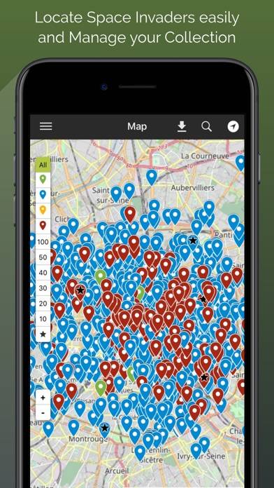 Paris Invaders Map Schermata dell'app #1