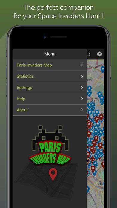 Paris Invaders Map App screenshot #3