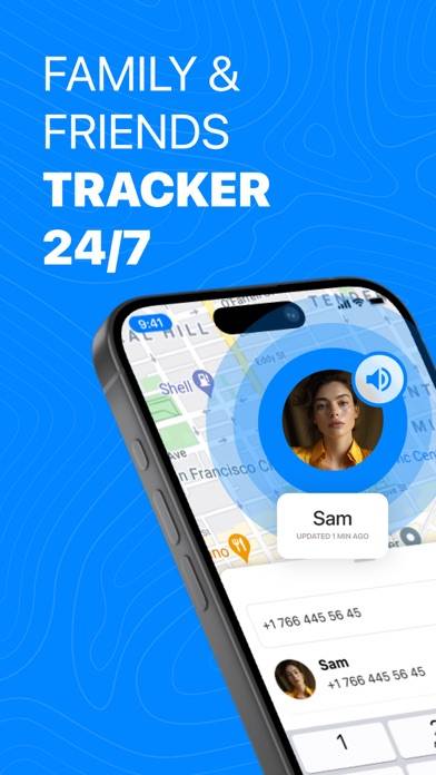 ITrack: phone location tracker capture d'écran