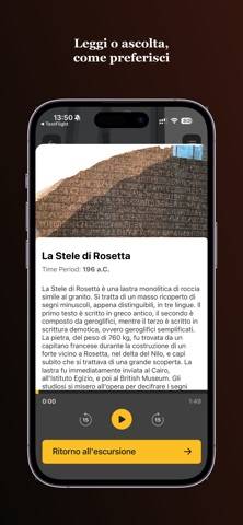 Audioguida British Museum Schermata dell'app