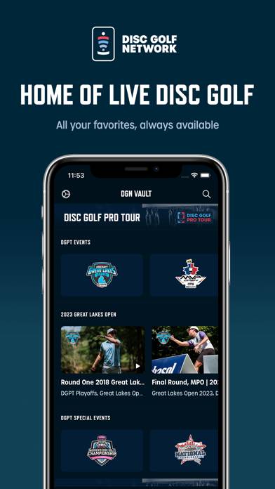 Disc Golf Network App skärmdump #1