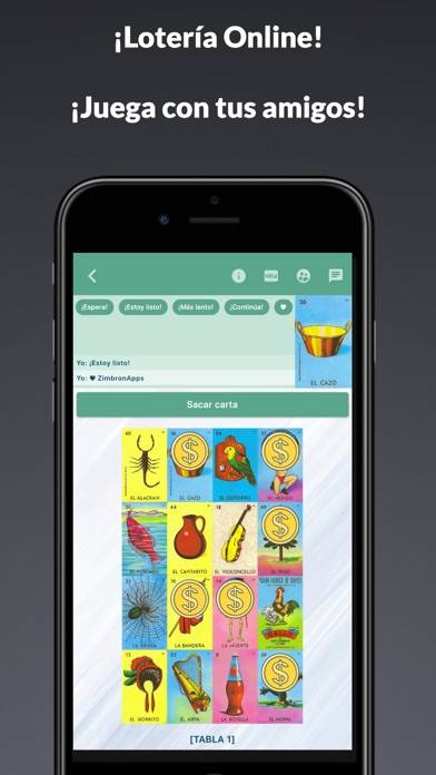 Lotería Online App screenshot #1