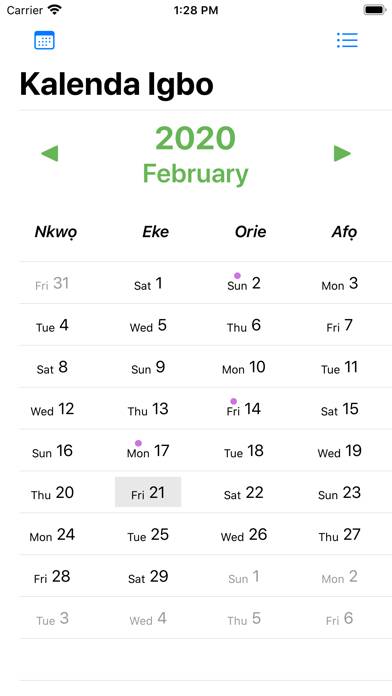 Kalenda Igbo App screenshot #1