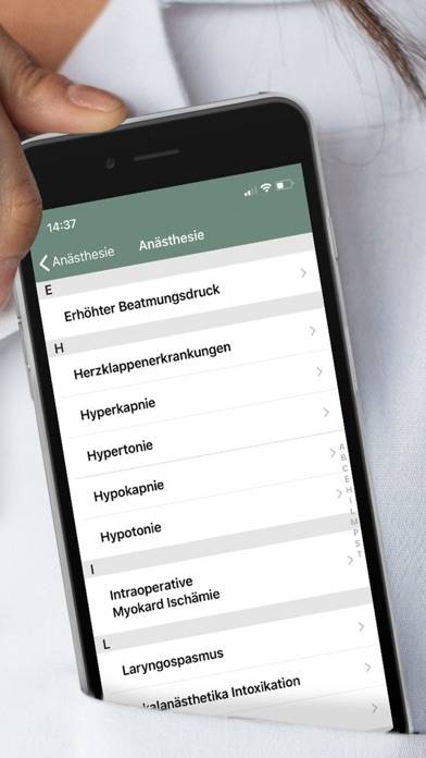 Anästhesie Basic App screenshot