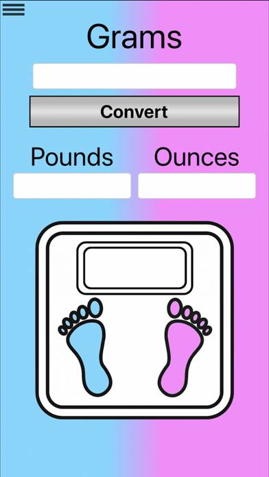 Baby Weight Converter App screenshot #1