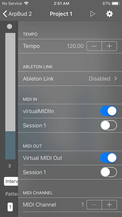 ArpBud 2 AUv3 MIDI Arpeggiator Schermata dell'app #2