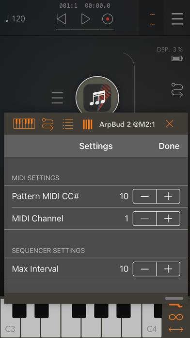 ArpBud 2 AUv3 MIDI Arpeggiator Capture d'écran de l'application #4