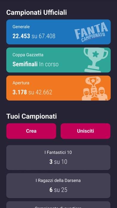 Fantacampionato Gazzetta screenshot #3