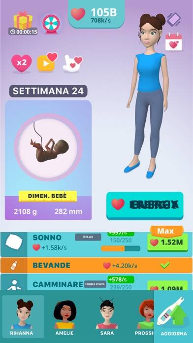 Baby & Mom Idle Life Simulator Capture d'écran de l'application #1