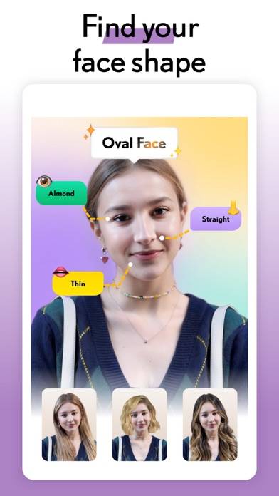 LOOX: Face Shape Test, AI Hair