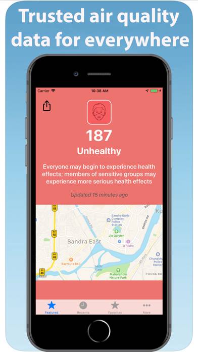 Check Air Quality App skärmdump
