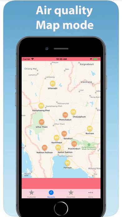 Check Air Quality App skärmdump