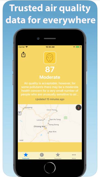 Check Air Quality App skärmdump