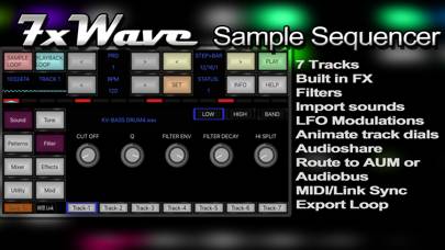 7XWAVE Sample Sequencer App-Screenshot #1