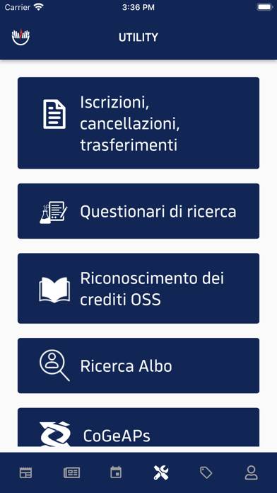OPI Napoli Schermata dell'app