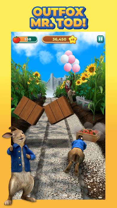Peter Rabbit Run! Скриншот приложения #4