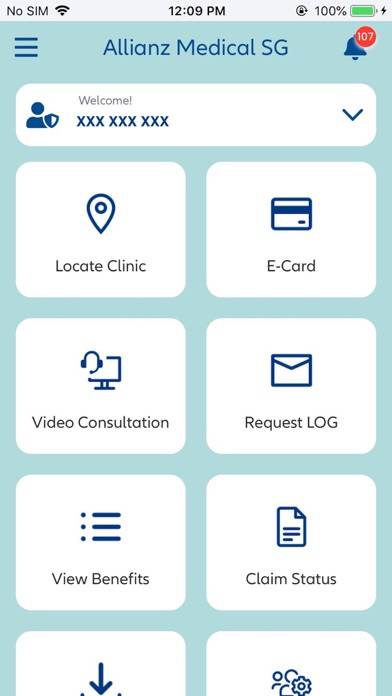 Allianz Medical SG Uygulama ekran görüntüsü #2