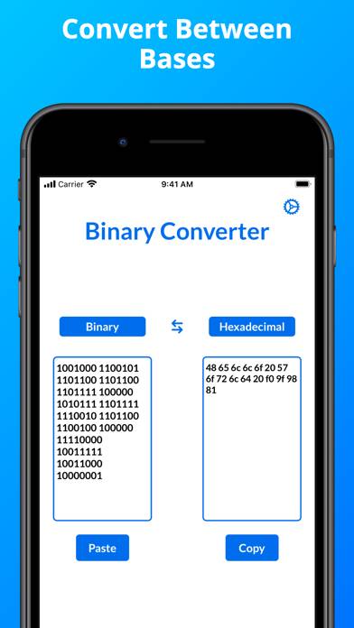 Binary Converter Calculator App screenshot #3