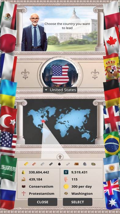 MA 1 – President Simulator App screenshot #2