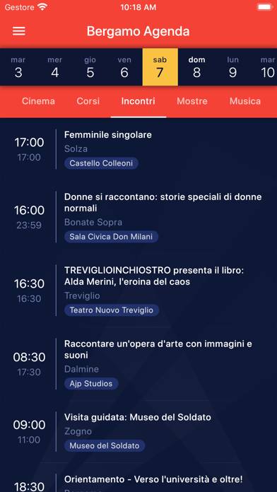 ScovaEventi eventi Lombardia Schermata dell'app #1