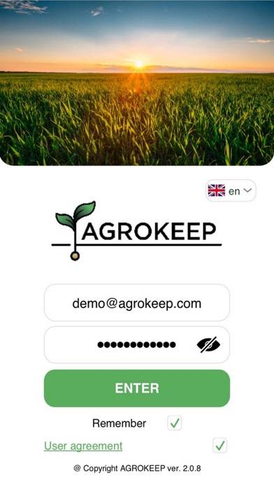 Agrokeep Скриншот приложения #1