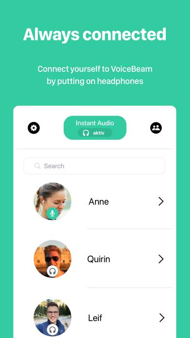 VoiceBeam Walkie Talkie App-Screenshot #1