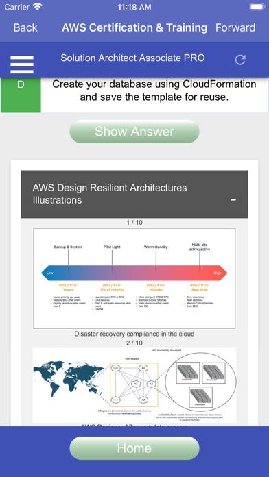 Solution Architect Assoc. PRO Captura de pantalla de la aplicación #1