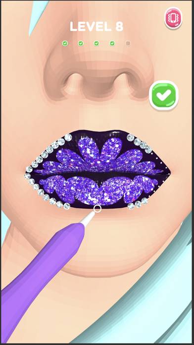 Lip Art 3D Captura de pantalla de la aplicación #5