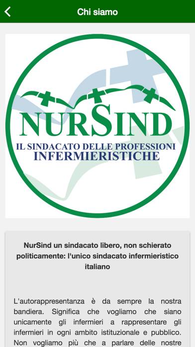 Nursind Sindacato Schermata dell'app