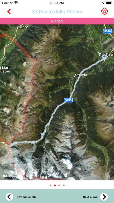100 Climbs of Italy Schermata dell'app