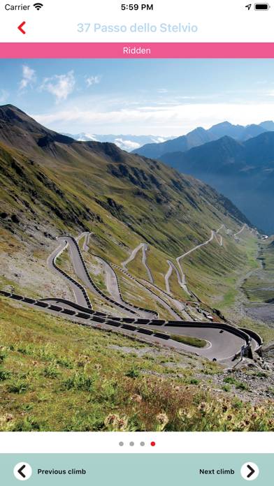 100 Climbs of Italy Schermata dell'app