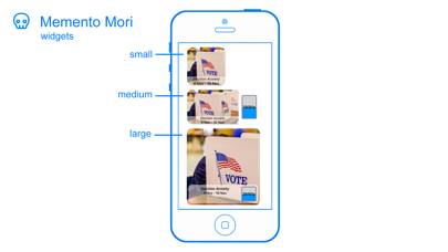 Memento Mori App. Capture d'écran de l'application #3