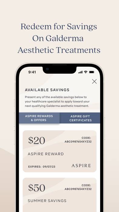 ASPIRE Galderma Rewards App screenshot #3